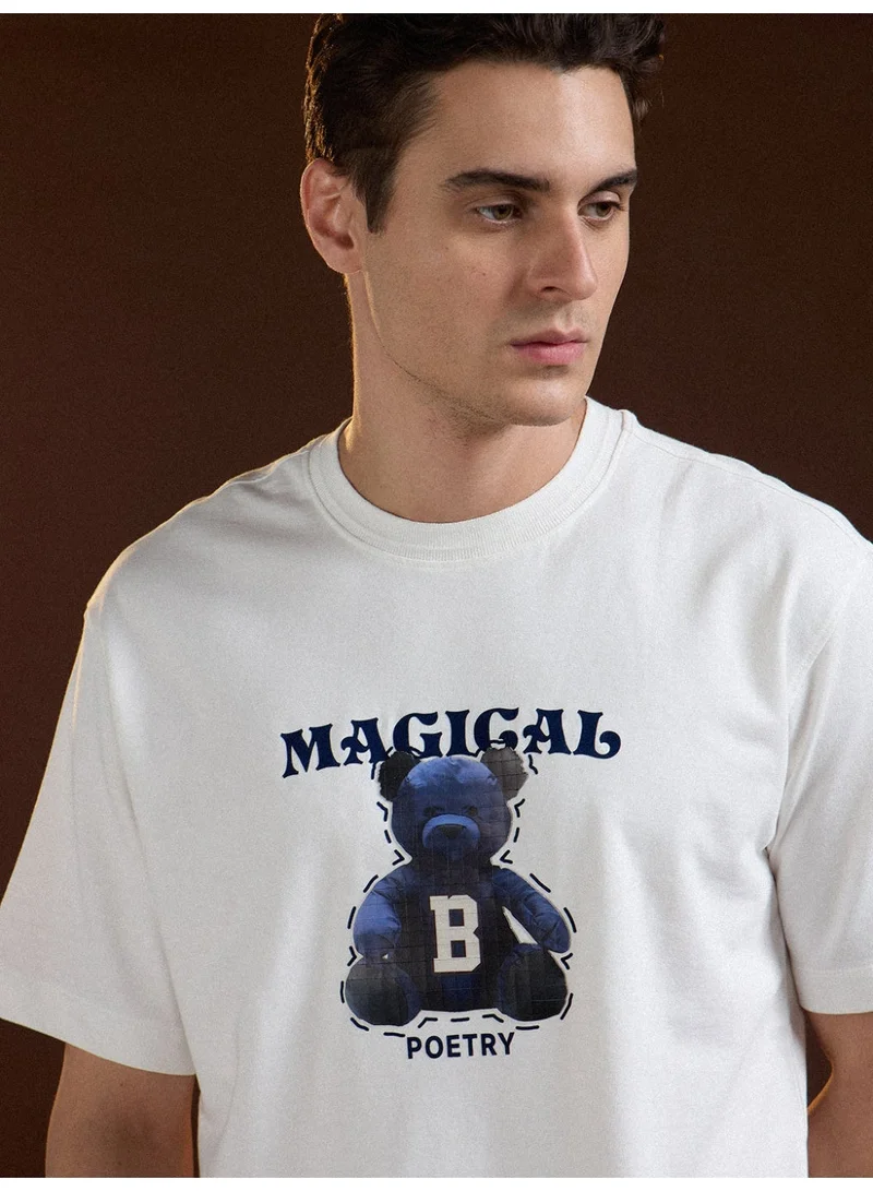 THE BEAR HOUSE  Men’s Cotton T-Shirt – Soft, Breathable & Comfortable, Perfect for Casual Wear, Ideal for Everyday & Summer for Men | Best Price UAE