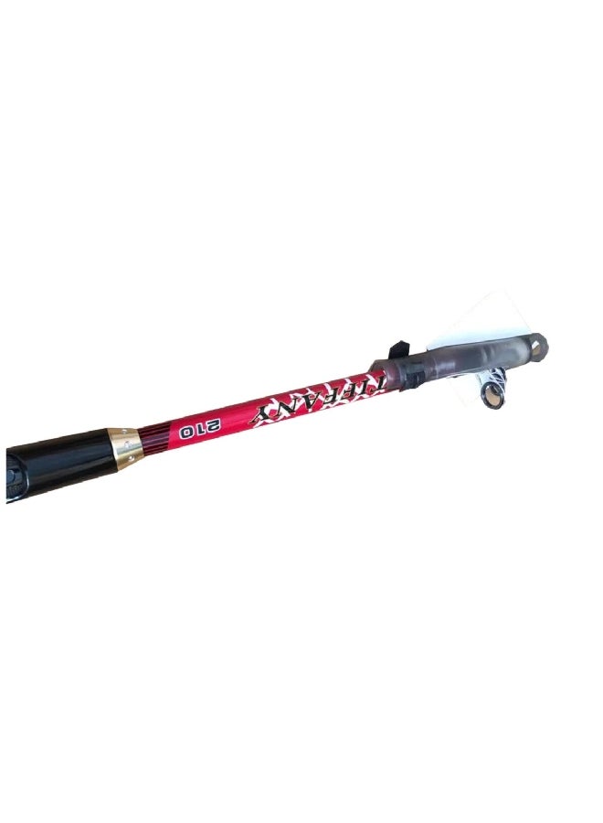 Tiffany Lightweight Telescopic Fishing Rod with Pouch Bag Multicolor 2.1 m TL-111  - Image 3
