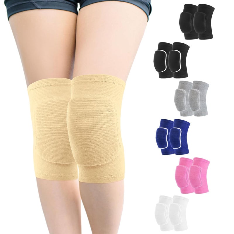 HISFFOG Volleyball Knee Pads for Women, Men, Youth, Girls, Kids, Knee brace for Volleyball Basketball Football Dance Yoga Tennis Running Cycling Workout Climbing Wrestling - Image 1