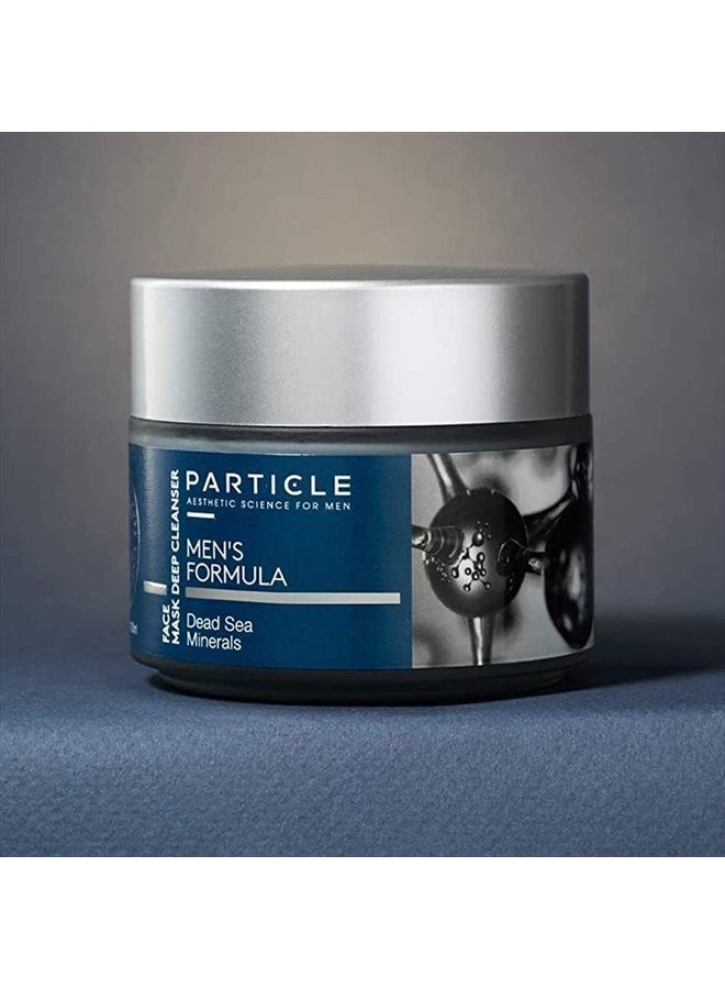 PARTICLE Face Mask Deep Cleanser - Mineral Clay Facial Mud Mask (3.38 Oz) - Dead Sea Mineral Facial Mask for Men - Pore Cleansing Mens Facial Mask - Natural Acne & Blemish Skin Treatment - Image 4