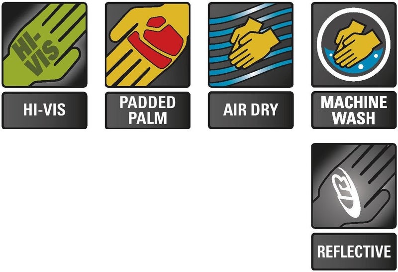 Ansell Ringers Gloves R-347 Rescue Gloves for First Responders - High Visibility, Cut Resistant, Impact Protection, Medium Size - Image 3