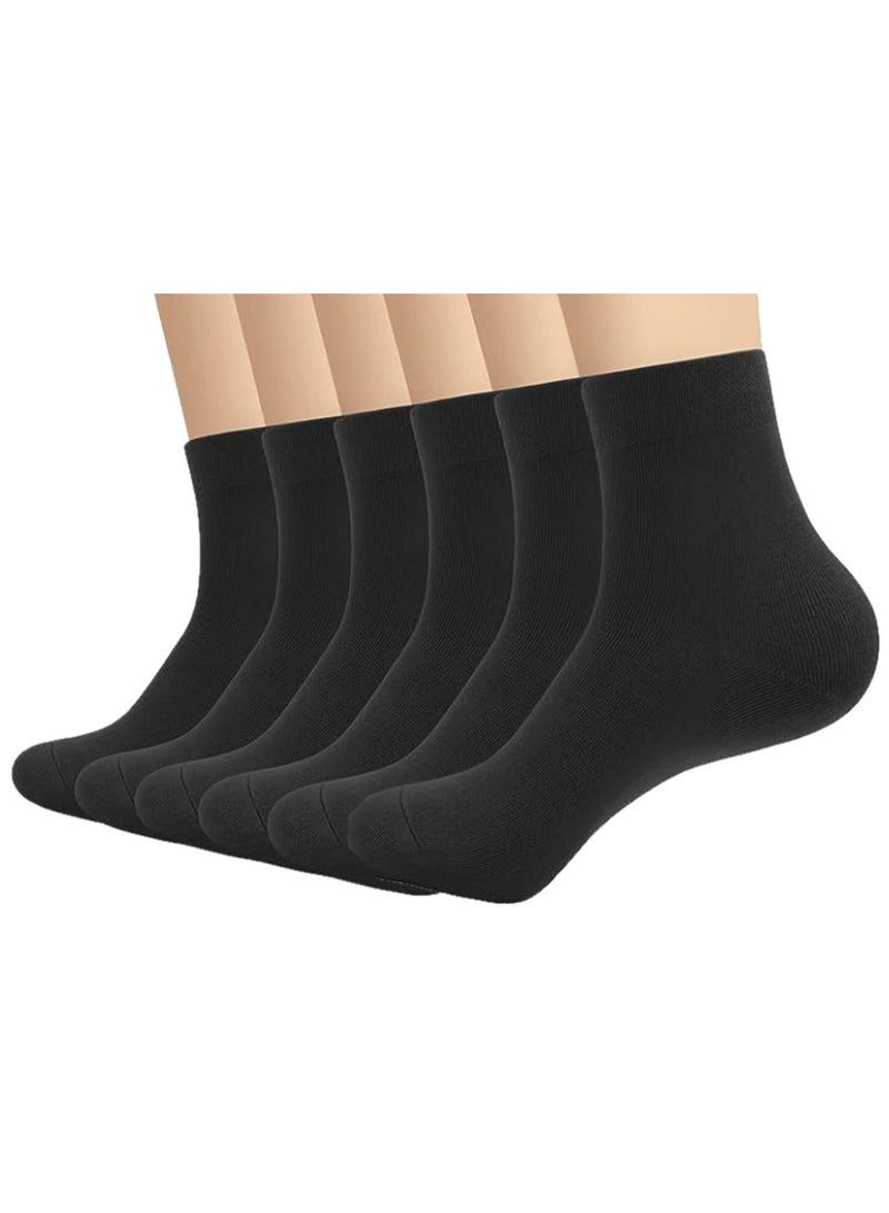 دياموند تو 6 أزواج من الجوارب القطنية الفاخرة للرجال - جوارب رجالية رسمية مريحة بمقاس موحد - خامة ممشطة للغاية - مقاسات الاتحاد الأوروبي 40-45 (متعددة - 6 أزواج، 6) - Image 1