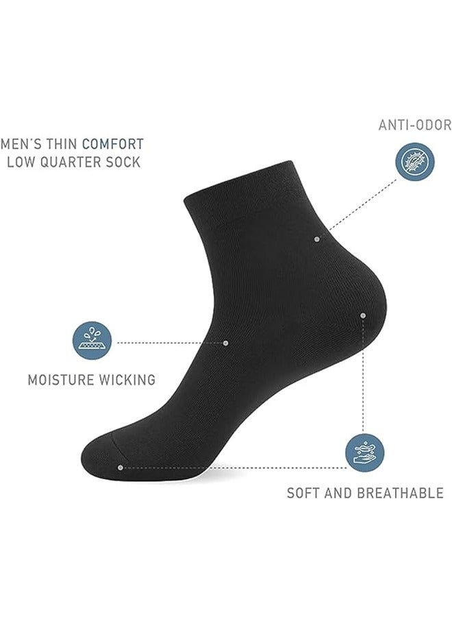 دياموند تو 6 أزواج من الجوارب القطنية الفاخرة للرجال - جوارب رجالية رسمية مريحة بمقاس موحد - خامة ممشطة للغاية - مقاسات الاتحاد الأوروبي 40-45 (متعددة - 6 أزواج، 6) - Image 2