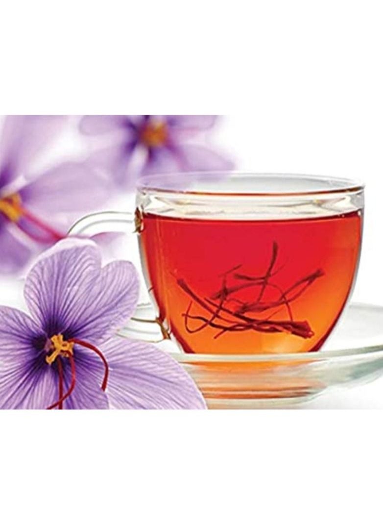 Saffron II Threads 100% Pure Prime Quality Perfect For Rice Dishes Desserts & Marinades Spice No Additives No Preservatives 5g plus 1g Promo