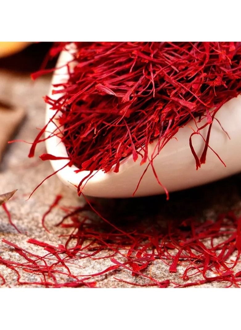 Saffron II Threads 100% Pure Prime Quality Perfect For Rice Dishes Desserts & Marinades Spice No Additives No Preservatives 5g plus 1g Promo