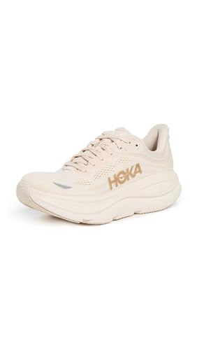 Hoka Women's Bondi 9 Sneaker, Vanilla/Birch, 9 - Image 5