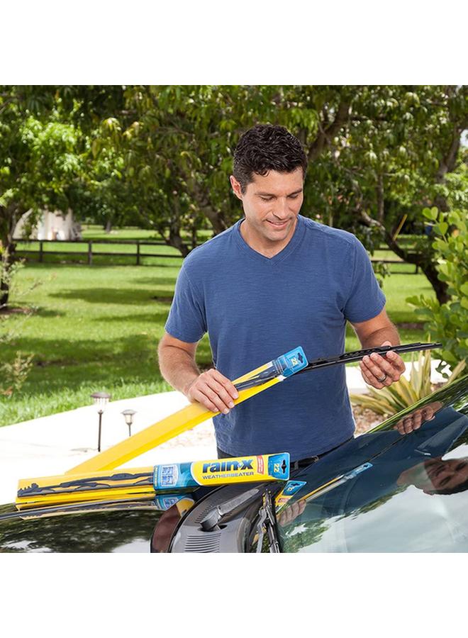 Rain-X Weather Beater Universal Lock Wiper Blade Black 22inch - Image 4