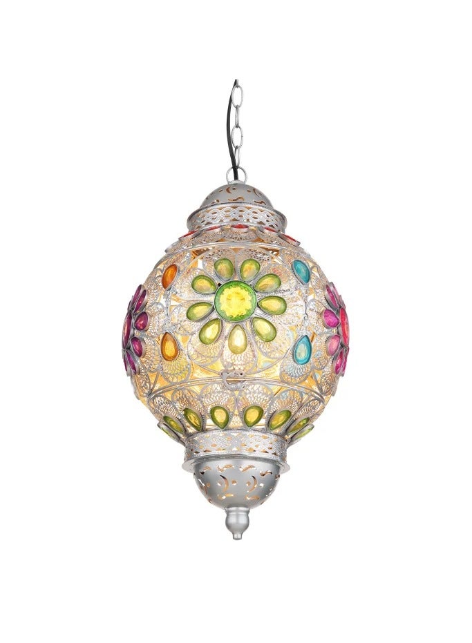 Elegant Ramadan Hanging Lantern – Moroccan Style Decorative Light- - Image 3