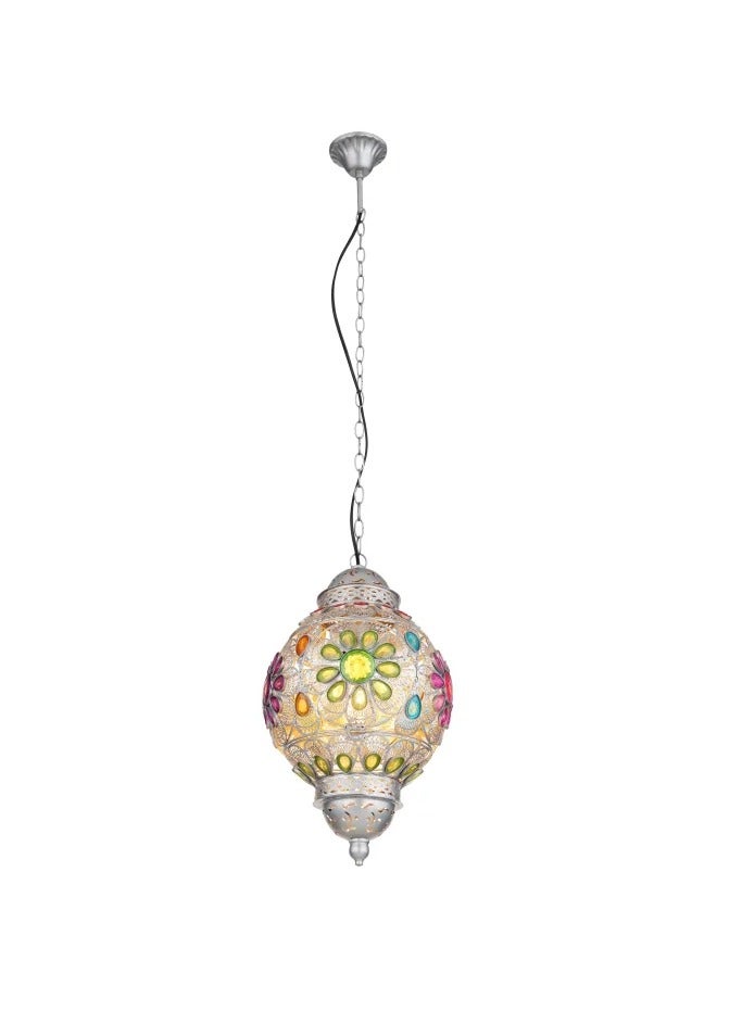 Elegant Ramadan Hanging Lantern – Moroccan Style Decorative Light- - Image 2