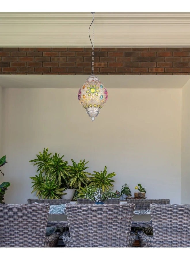 Elegant Ramadan Hanging Lantern – Moroccan Style Decorative Light- - Image 4