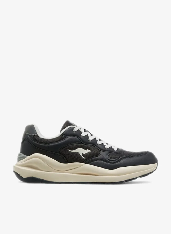 kangaROOS Men's Panelled Sports Shoes with Lace-Up Closure