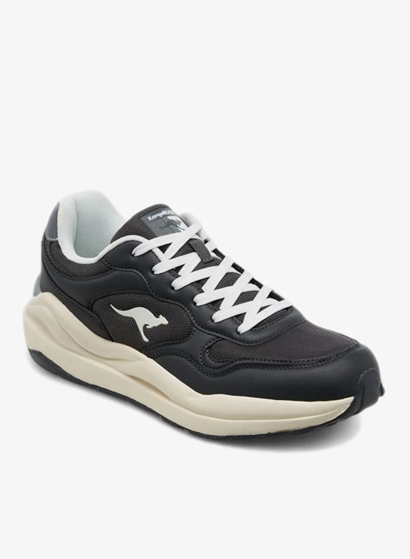 kangaROOS Men's Panelled Sports Shoes with Lace-Up Closure