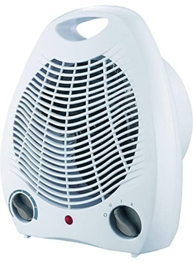 Nikai White Fan Heater NFH6006 2000W High-Performance Electric Heater with Cool, Warm & Hot Modes, Automatic Temperature Control, Energy Efficient & Portable Design - Image 1