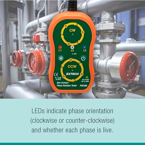 Extech PRT200 Non-Contact Phase Sequence Tester - Image 4
