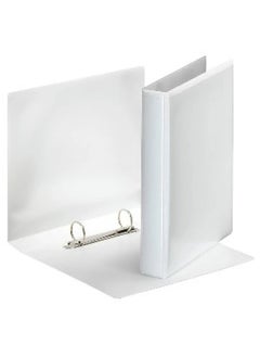 Alpha Alpha Presentation Binder A5, 2 Rings, White 