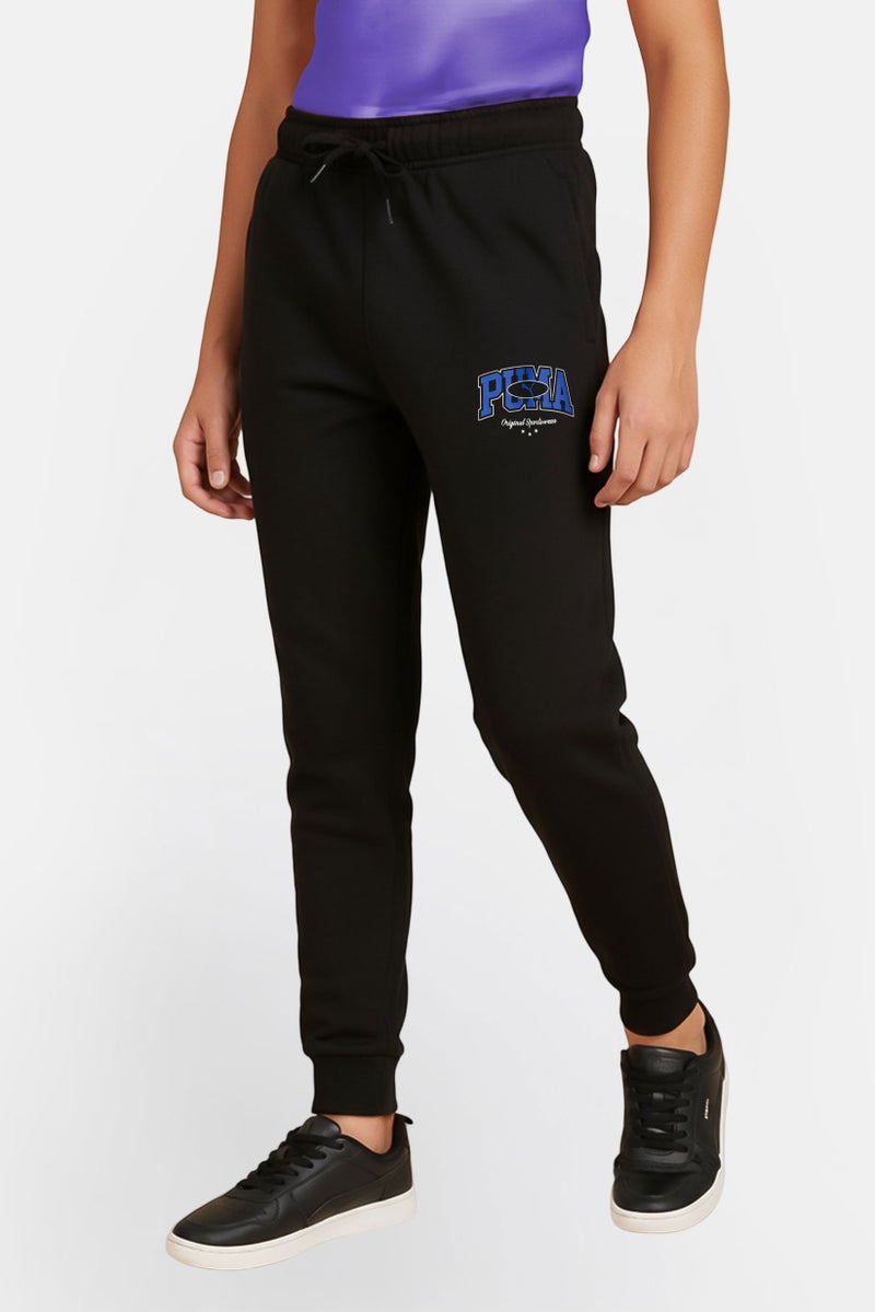 PUMA Kids Boy Sportwear Fit Outdoor Jogger Pants, Black - Image 1