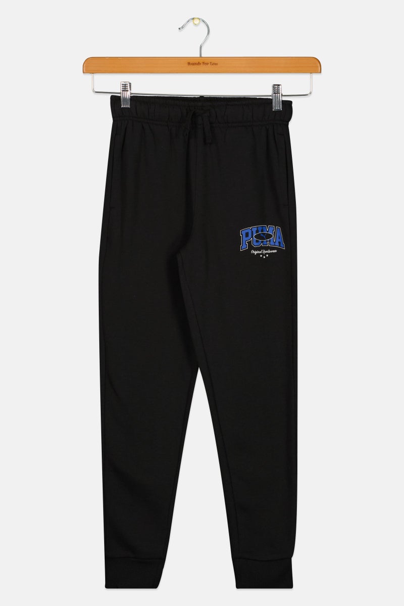 PUMA Kids Boy Sportwear Fit Outdoor Jogger Pants, Black - Image 2