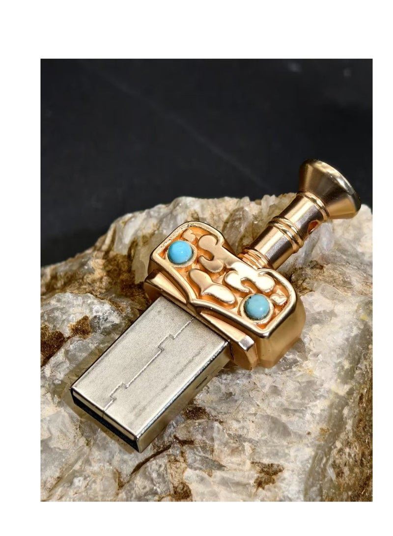هدايا من تشو جهدة USB 128 جيجابايت في شكل سيف غوجيان ملك يوي - Image 1