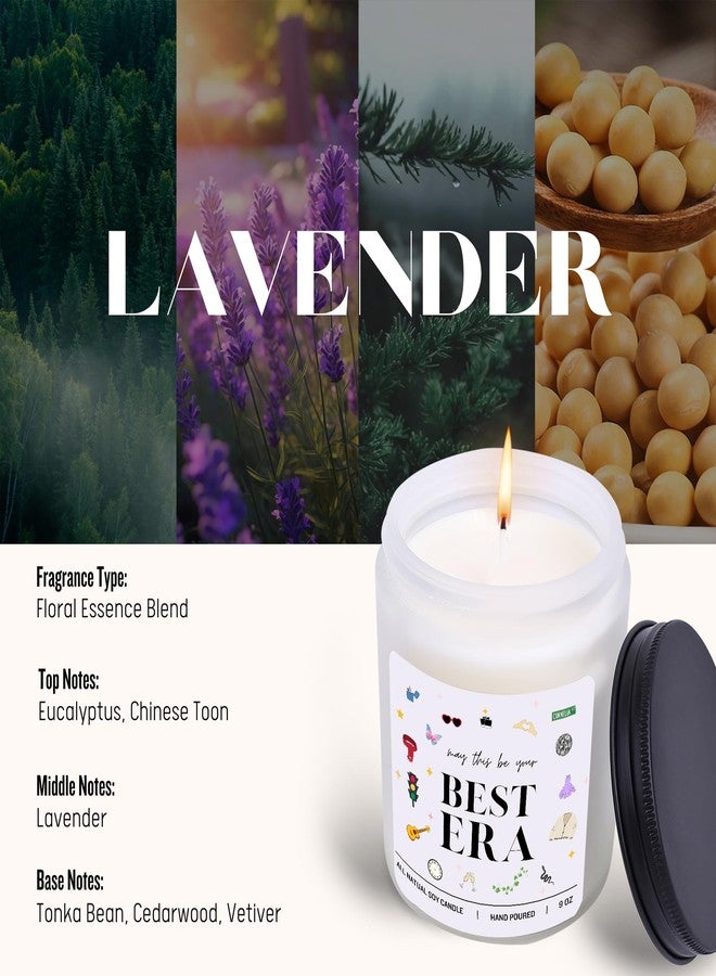 Bzelkry Taylor Inspired Scented Candle - Natural Soy Lavender Candle- 9Oz, Cool Gifts Idea for Christmas, Birthday Gift for Fans, Fun Presents - Image 3