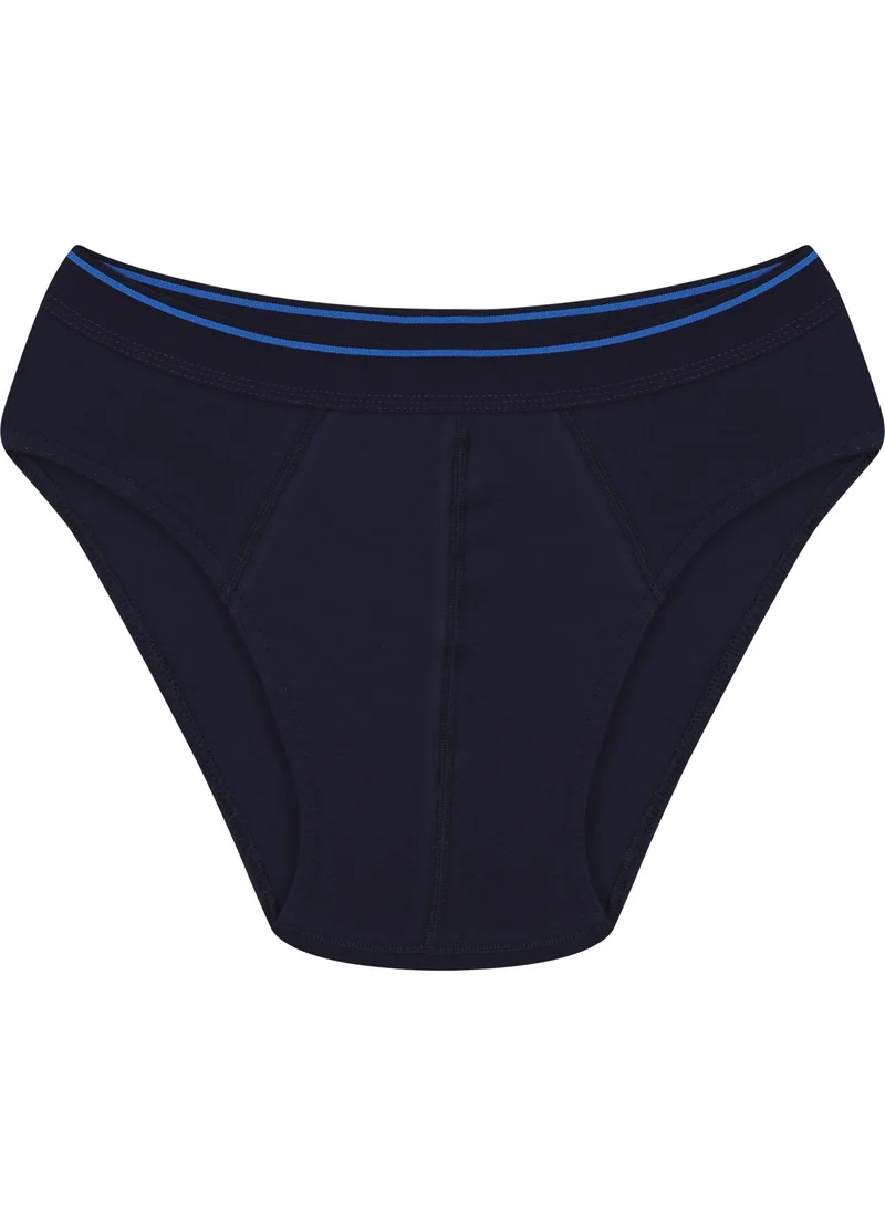 اكبينيز Men's Cotton Lycra Slip Navy Blue 40132