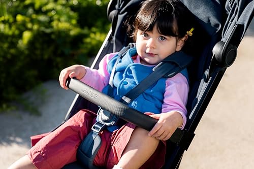 Joolz Aer2 Foldable Bumper Bar for Joolz Aer2 Stroller OneHand Fold Compatible Secure Comfortable Toddler Support Bar Leatherette Finish Easy ClickOn Design Black Carbon - Image 3