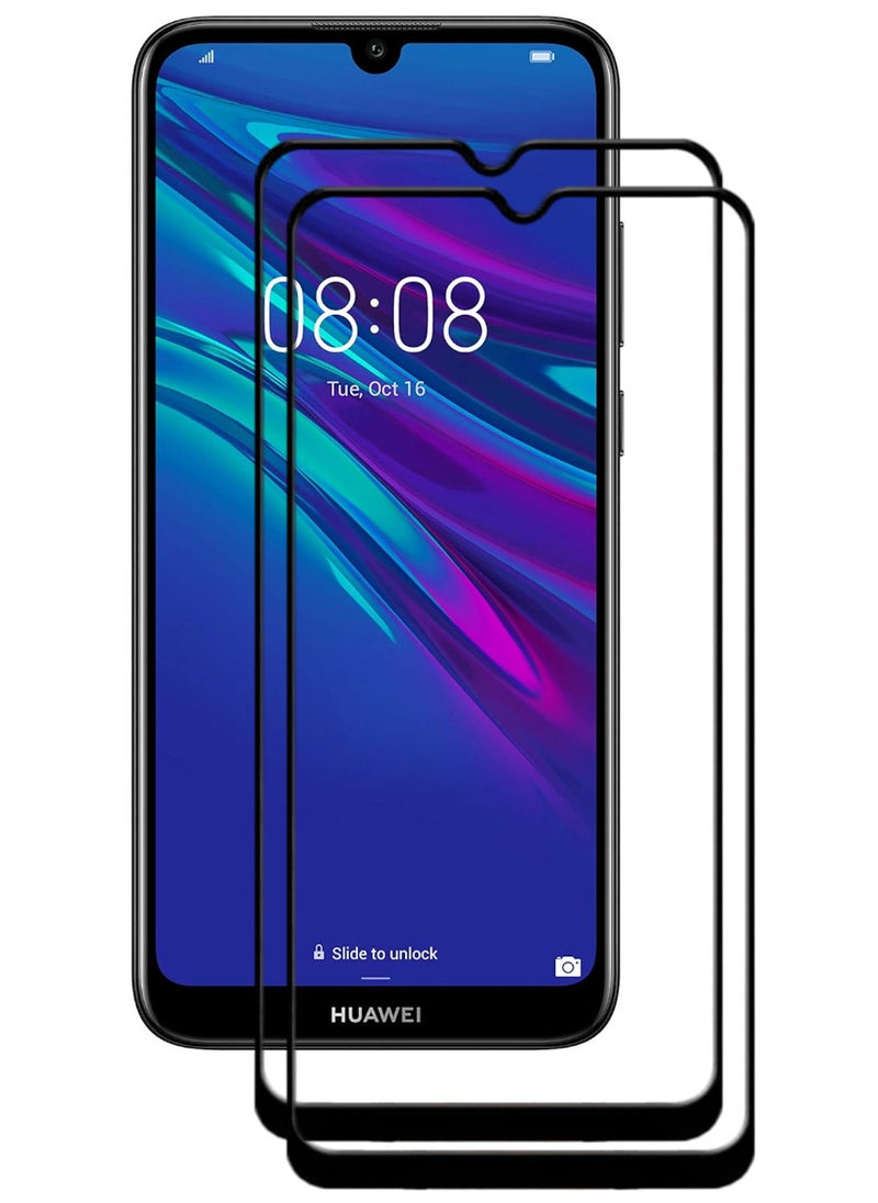 ACLIX 2 Pieces Antistatic ESD Dustproof Premium Quality High Definition Tempered Glass Screen Protector Designed For Huawei Y6 (2019) - Image 1
