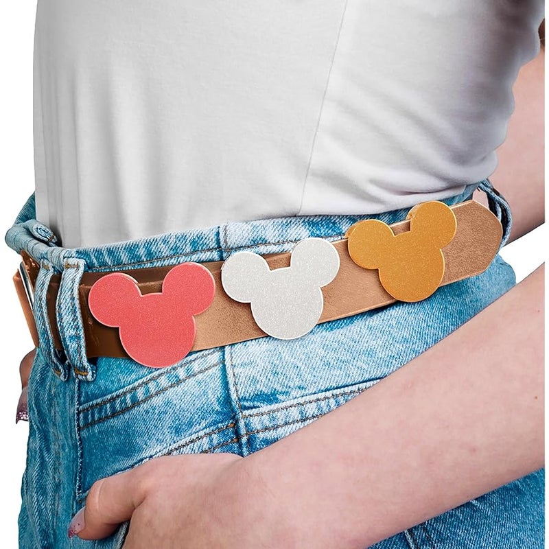 SAMARKAND Womens Accessories, Mouse Head Belt and Bag clip 3PCS (1.5x2x0.4in) - Mickey Bag Clip, Mickey Ears, Mouse Ears, Minnie Ears for Women - Image 4