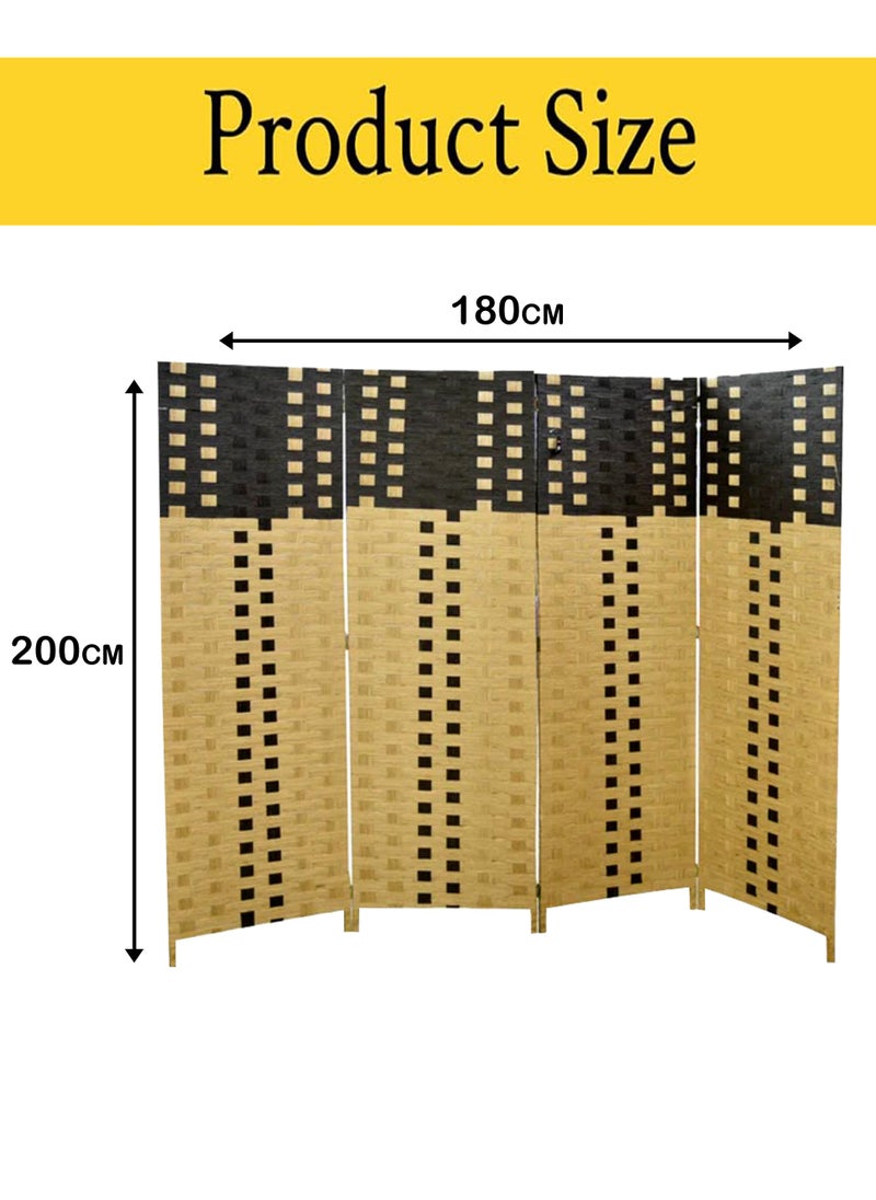 Generic - Premium Quality 4-Panel Room Partition 200cm*180cm. - Image 1