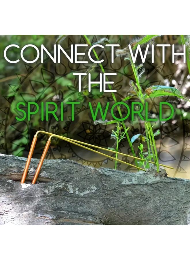 2pcs Two Color Copper Dowsing Rods For Metal Detection Divination And Ghost Hunting Tools - Image 2