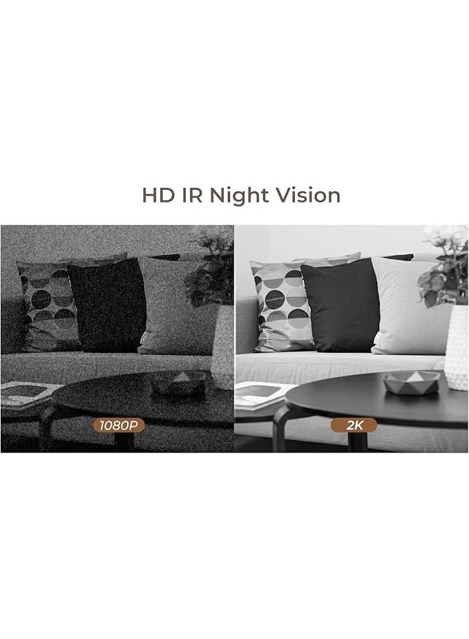 سكاي ورث كاميرا داخلية بدقة 3 ميجابكسل مع واي فاي H30C FHD 2.4G اتصال واي فاي - صوت ثنائي الاتجاه - Image 4