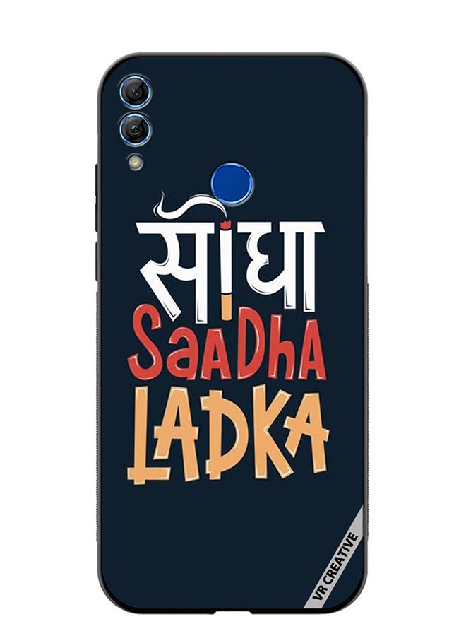 Protective Case Cover For Honor 10 Lite Seedha Sadha Ladka Design Multicolour