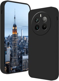 Generic Silicone Case High Quality Padded Inside with Full Camera Protection for Realme p1 Pro 5G (Black) 