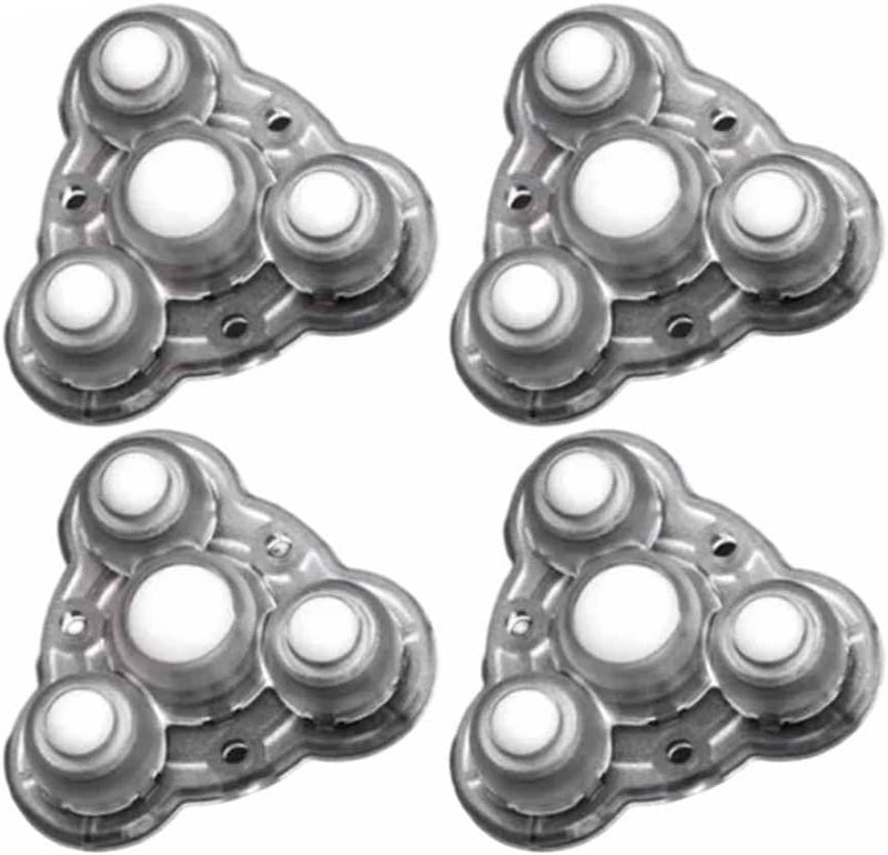 4 Pcs Heavy Duty Nylon Ball Casters 300g Silent 360 Degree Swivel Wheels For Furniture - Image 5