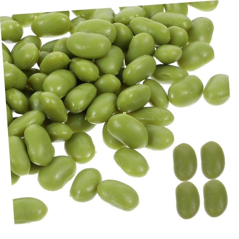 Artificial Green Bean Models Faux Greenery Decor Single Piece Outdoor Food Toy - Image 2