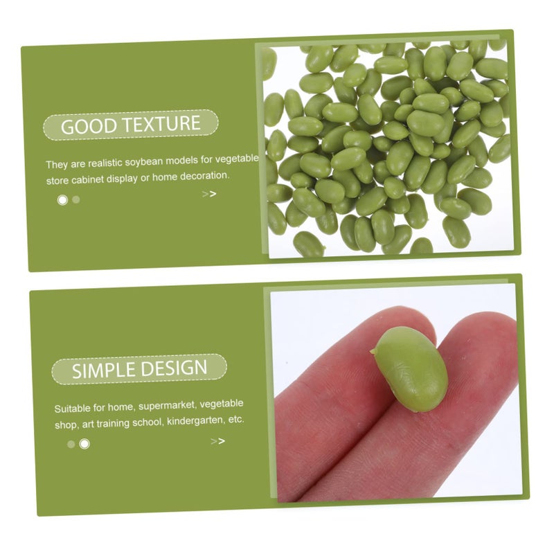 Artificial Green Bean Models Faux Greenery Decor Single Piece Outdoor Food Toy - Image 4