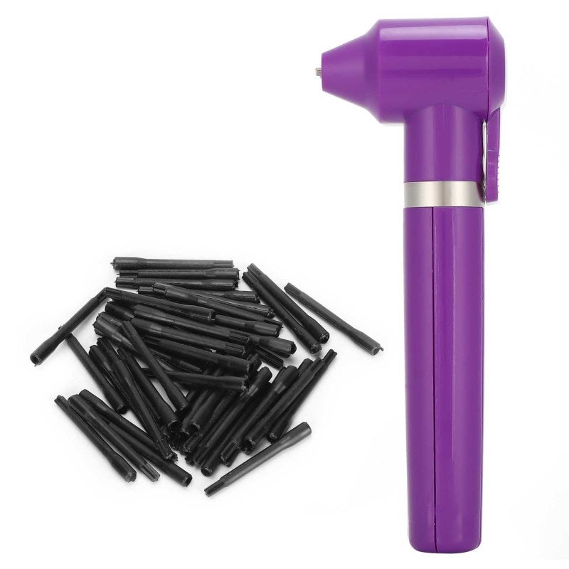 High Speed Tattoo Ink Mixer Machine Purple Electric Pigment Mixer - Reusable ABS Mixing Sticks for Professional Tattoo Artists Studio - Image 1