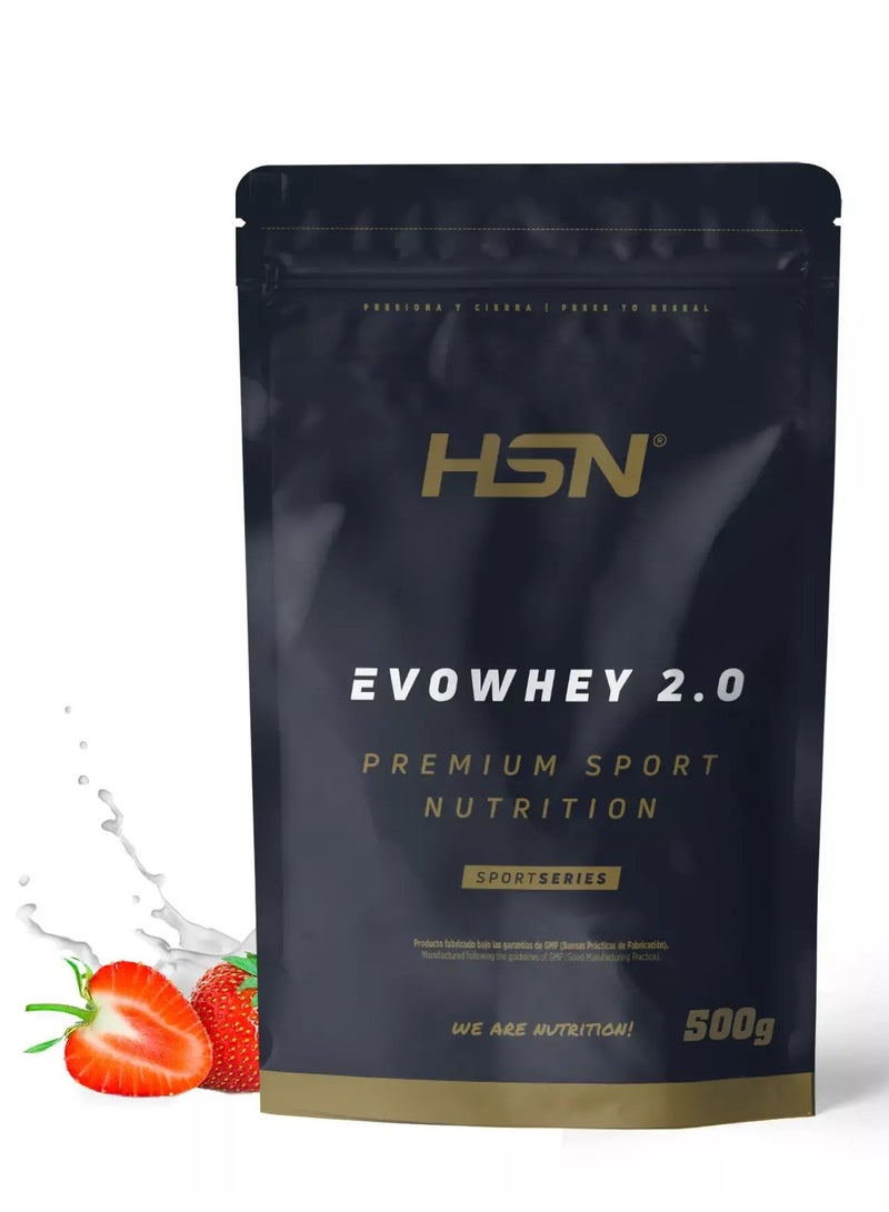 HSN Evowhey Protein 2.0 500g Strawberry - Image 1