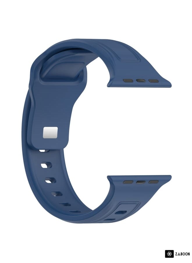 Zaboon - Apple Watch Ultra 49mm Square Buckle Silicone Watch Band - Image 1