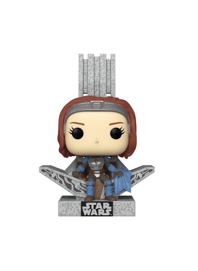 Funko POP! Deluxe: Star Wars: The Mandalorian - Bo-Katan - Bo Katan with Throne, 10-inch - Collectable Vinyl Figure - Gift Idea - Official Merchandise - for Kids & Adults - TV Fans - Image 2