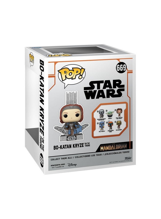 Funko POP! Deluxe: Star Wars: The Mandalorian - Bo-Katan - Bo Katan with Throne, 10-inch - Collectable Vinyl Figure - Gift Idea - Official Merchandise - for Kids & Adults - TV Fans - Image 3