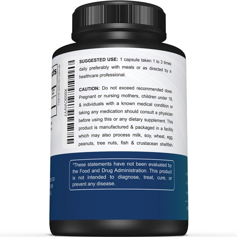 Sunergetic Premium NAC Supplement NAcetyl Cysteine  750mg Per Capsule  Supports Liver Detox Immune Cellular  Respiratory Health  90 N Acetyl Cysteine Capsules - Image 3