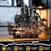 Brihappen Pirate Ship Model Building Set for Adults Boys Girls Black Pearl Ship Model with Light Sail Boat Construction Toys Collectible Display Home Office Decor Birthday Gifts1713 Pieces - Image 4