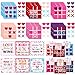 Capoda 24 Pack Valentines Tic Tac Toe Game with Cards Valentines Day Gifts for Kids Classroom Exchange Prizes Valentine Tic Tac Toe Board Game Felt for Valentines Day School Classroom Party Favors - Image 2