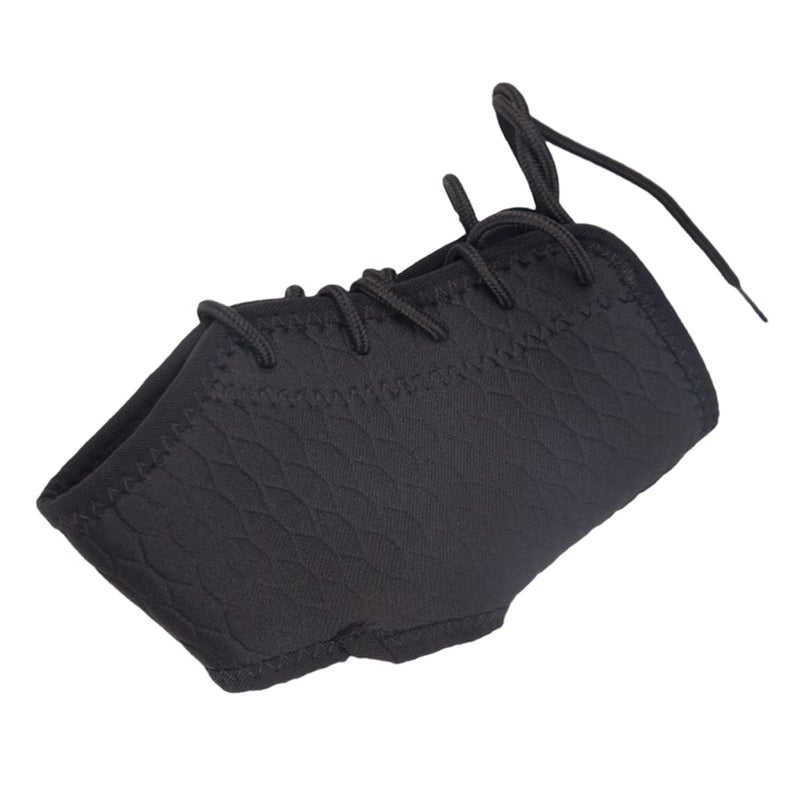 4 قطع دعامة الكاحل الأسود للكاحل الملتوي دعم وتر القدم للسيدات - Image 4