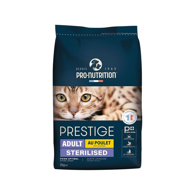 Pro Nutrition Prestige Cat Adult Sterilised Chicken 2Kg