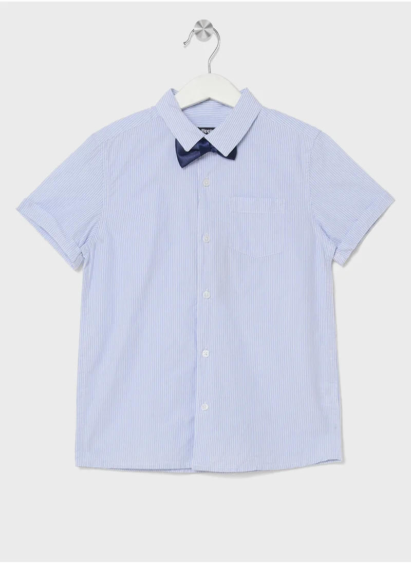 Ripples Boys Shirts with Bow