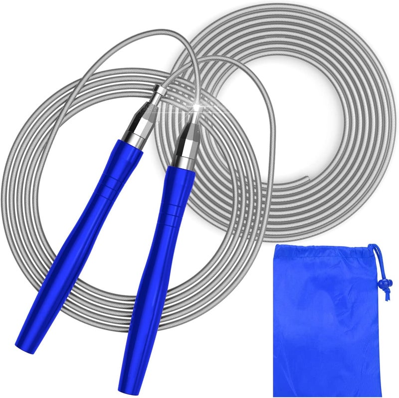 LIFEEZY Jump Rope, High Speed Weighted Jump Rope - Premium Quality Tangle-Free - Self-Locking Screw-Free Design - Jump Ropes for Fitness - Skipping Rope for Workout Fitness, Crossfit & Home Exercises - Image 1