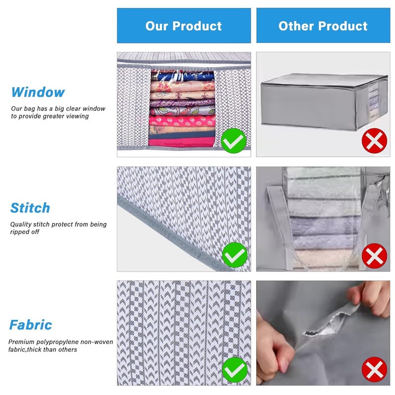 SHAPING FABRIC Non-Woven Garment Cover with Transparent Window & Double Metal Zipper - Dustproof Storage Bag for Sarees, Suits, Jackets, and Shirts - Image 5