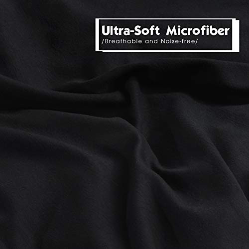 Hi -G HIG 3pc Down Alternative Comforter Set - All Season Reversible Comforter with Sham - Quilted Duvet Insert with Corner Tabs - Box Stitched - Super Soft, Fluffy (Twin/Twin XL, Black) - Image 4