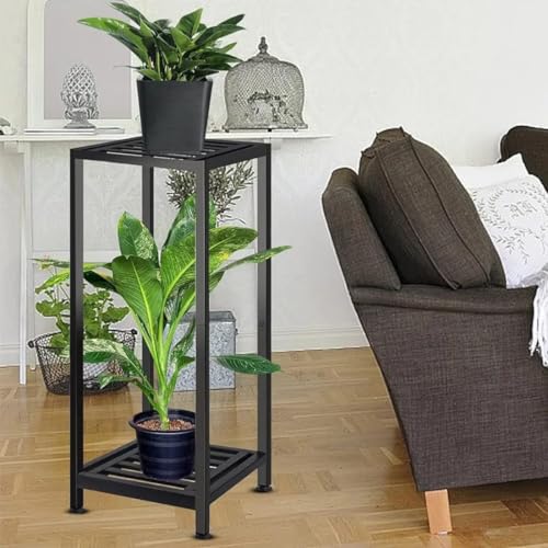 Milad SAIFIX Dispenser Stand Water Bottle Holder Plant Stand Storage Rack(30 L x 30 W x 62 H in CMs, Black Color) - Image 4